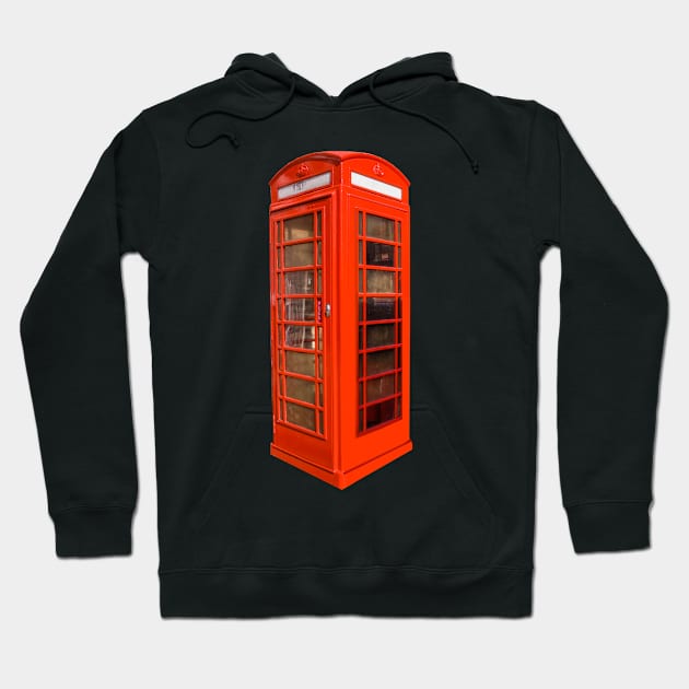 English Red Phonebox Hoodie by dalyndigaital2@gmail.com